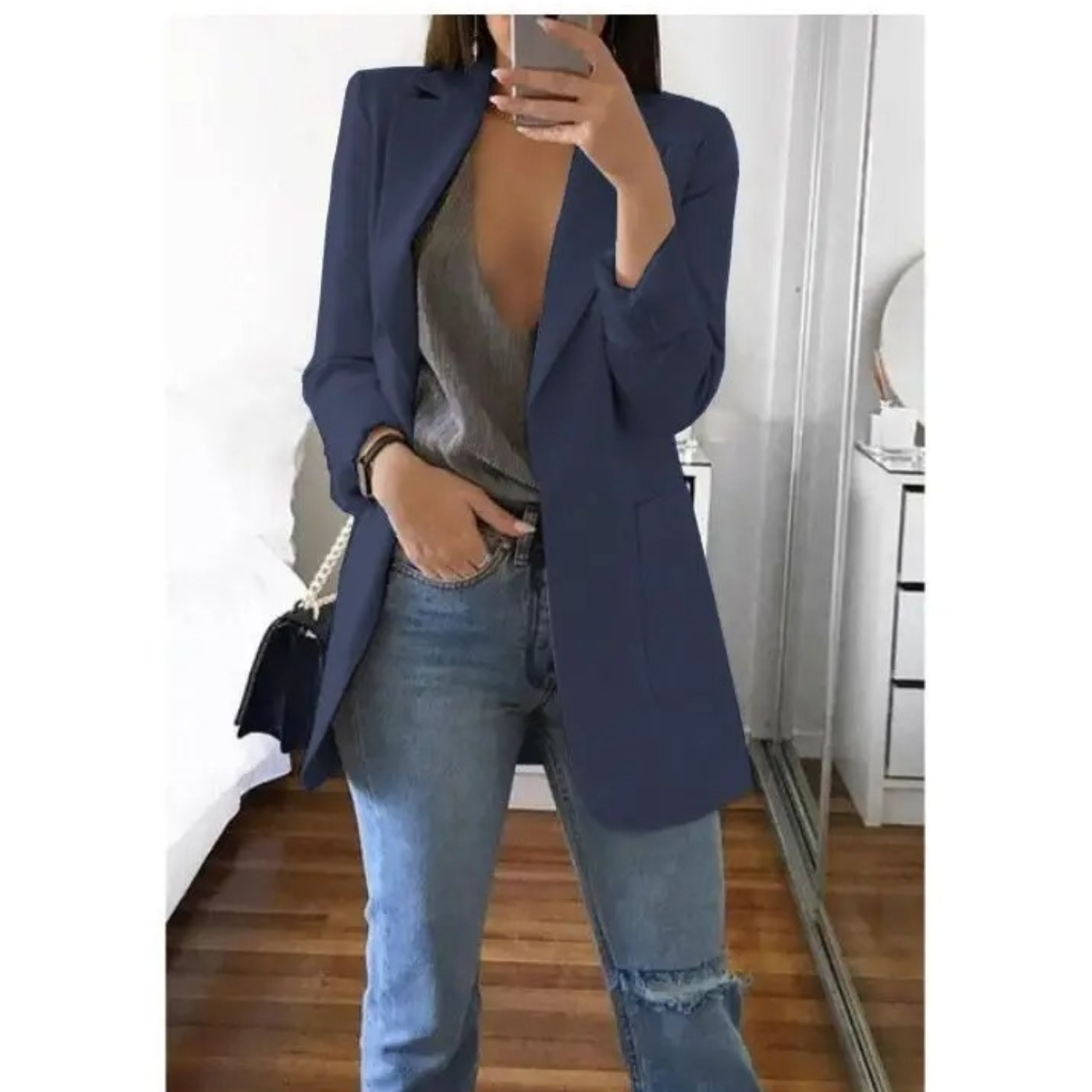 Blazer Long Femme - Élégant & Chic | Toutes Tailles