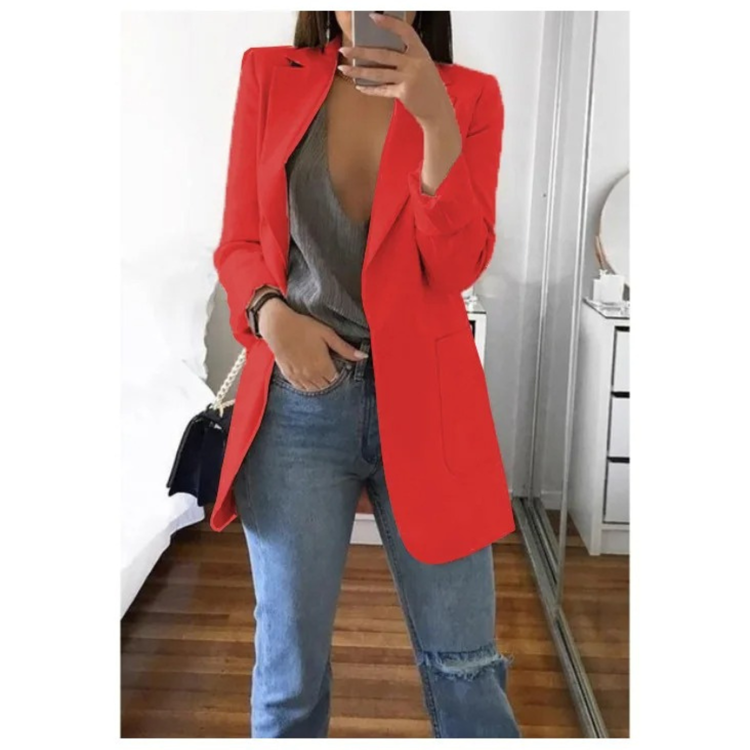 Blazer Long Femme - Élégant & Chic | Toutes Tailles