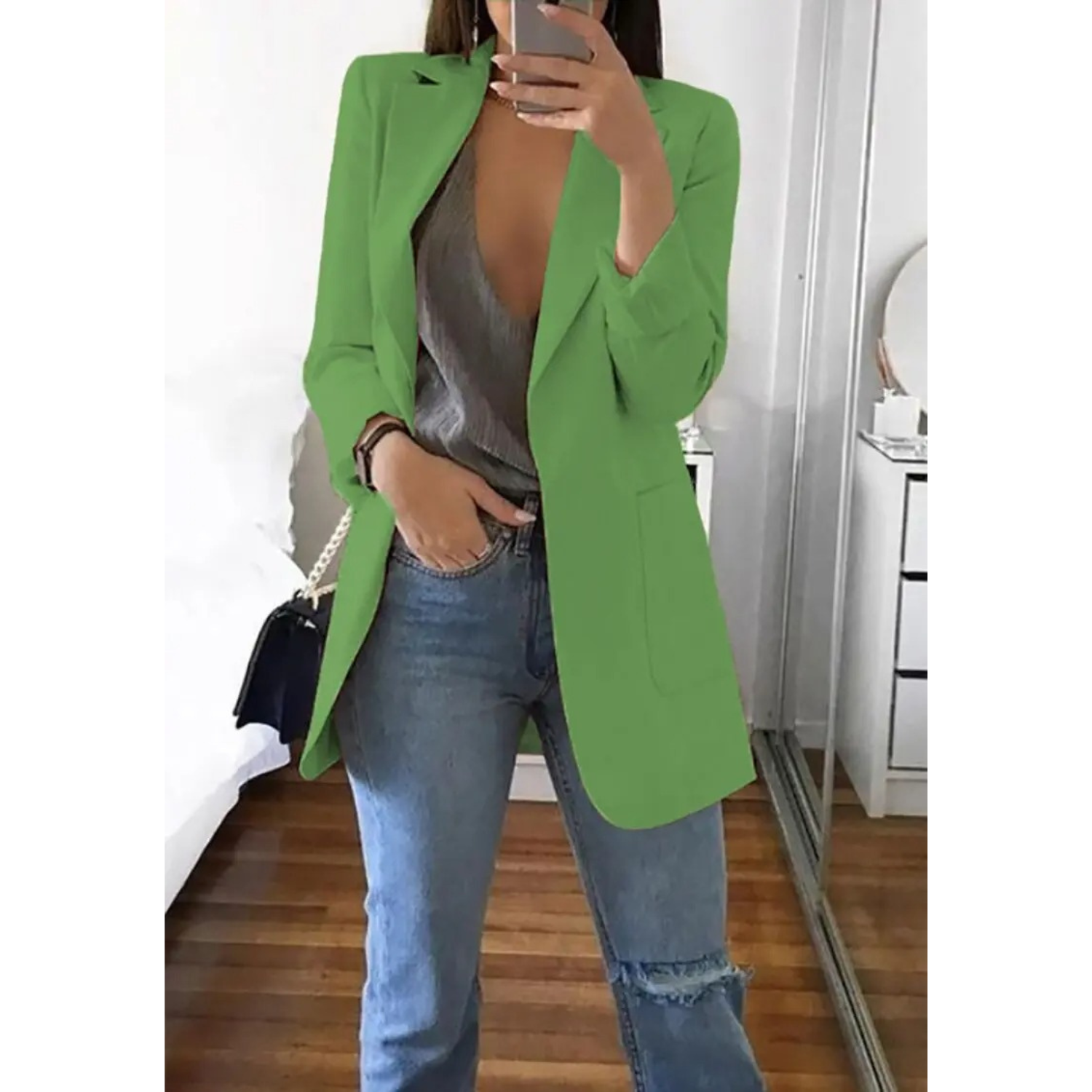 Blazer Long Femme - Élégant & Chic | Toutes Tailles
