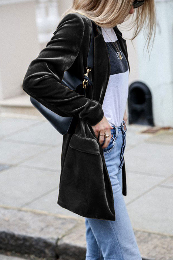 Blazer Velours Femme - Chic & Urbain | Rosalia