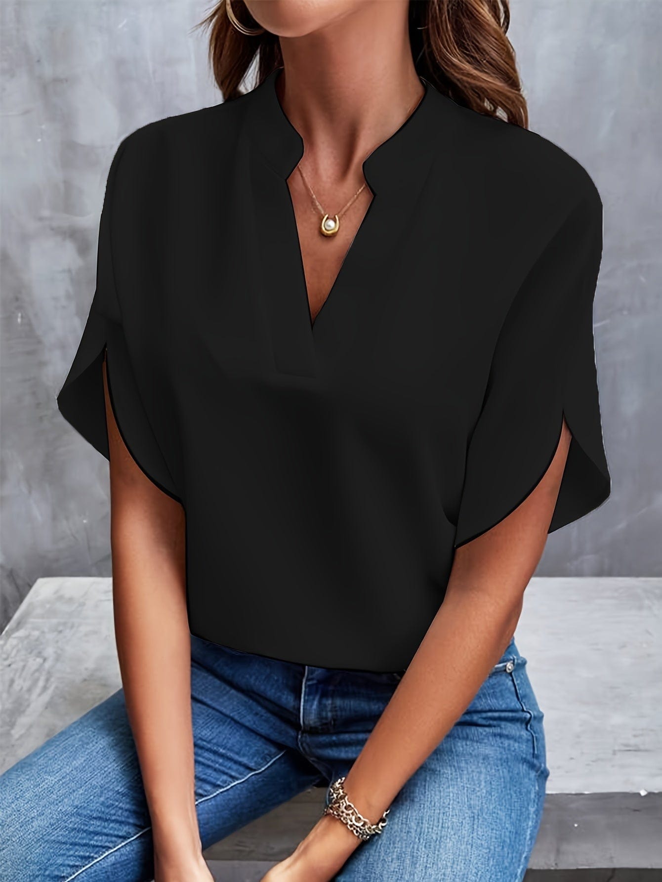 Blouse Élégante Femme - Satin Doux et Confort Raffiné
