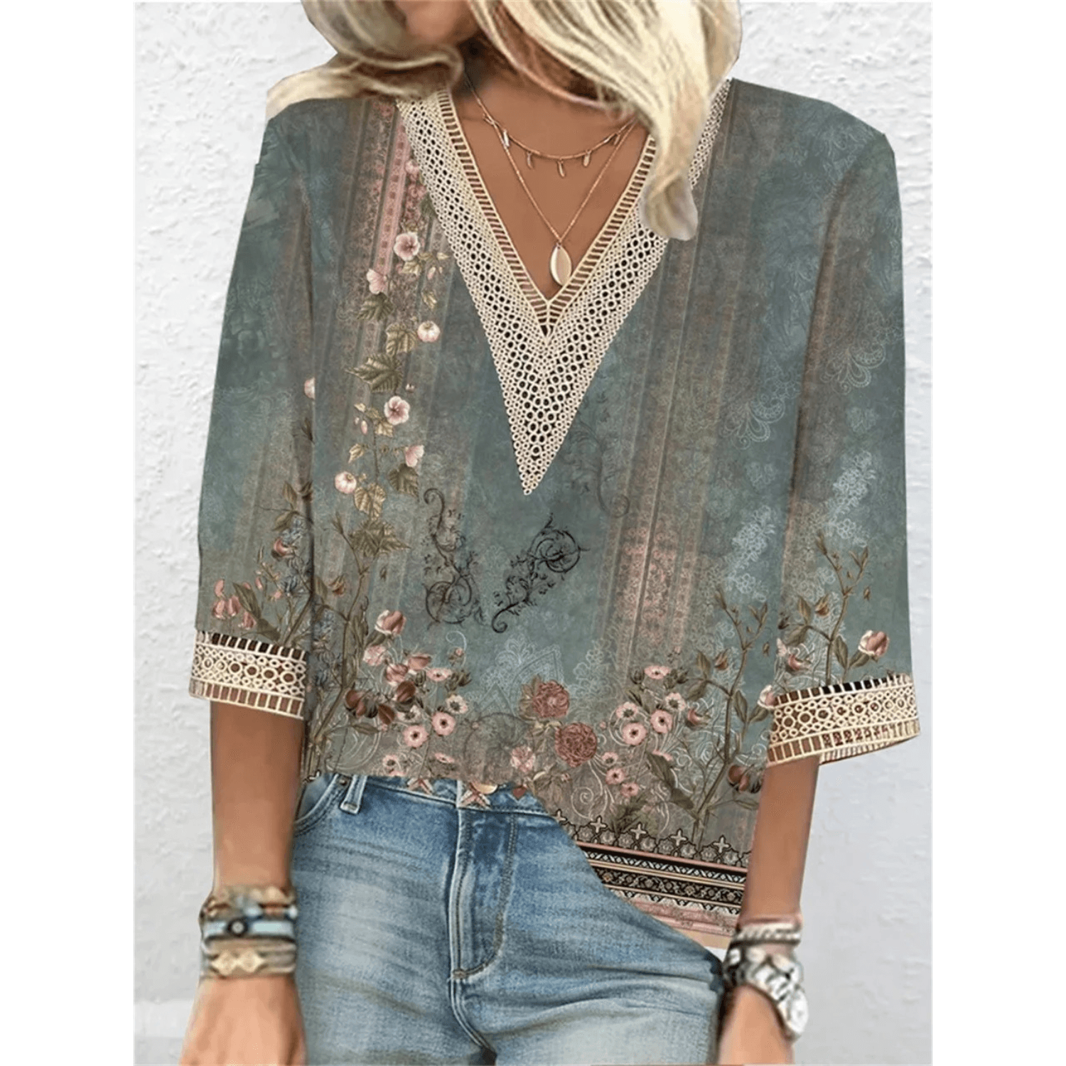 Blouse Élégante en Soie - Col V Chic et Confortable