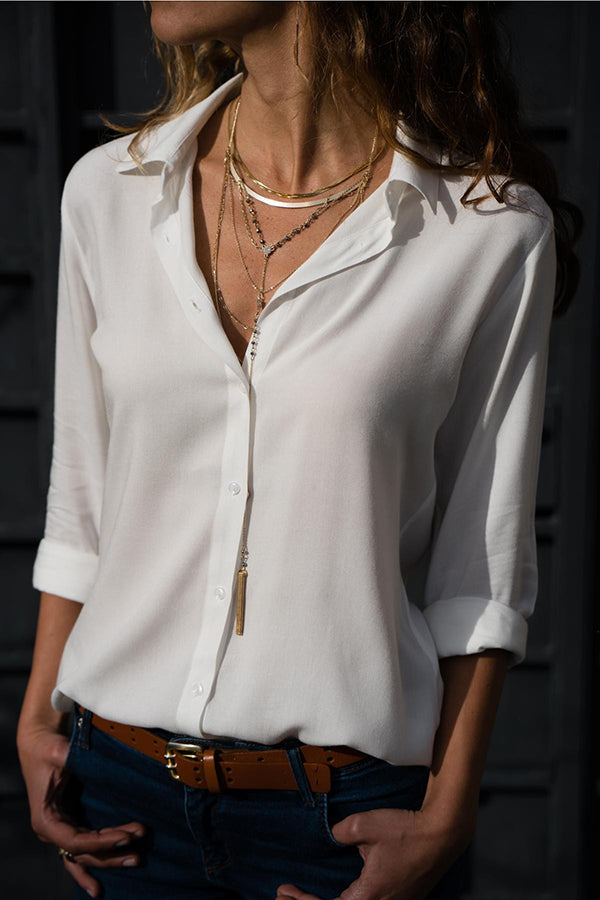 Chemise Anaïs - Blouse Chic Affaires - Manches Longues