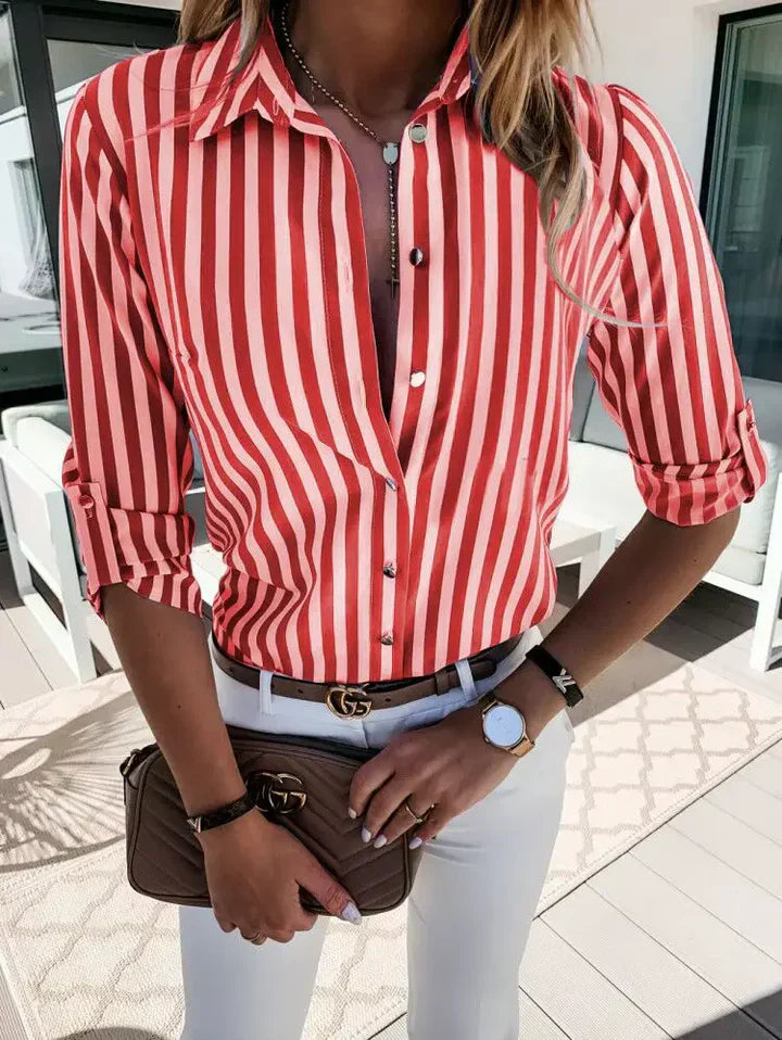 Chemise rayée Femme - Style élégant - Hema