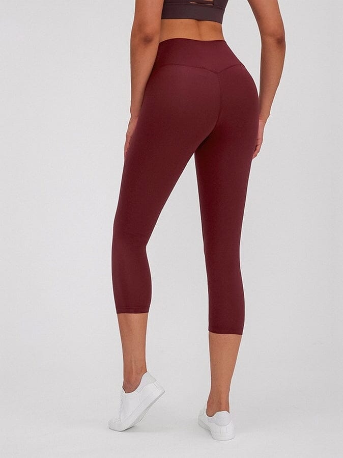 Legging De Sport Capri Taille Haute
