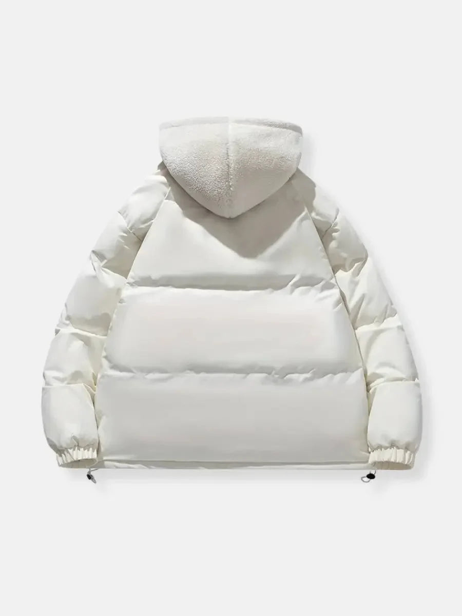 Doudoune d'hiver pour femme avec capuche et doublure douce