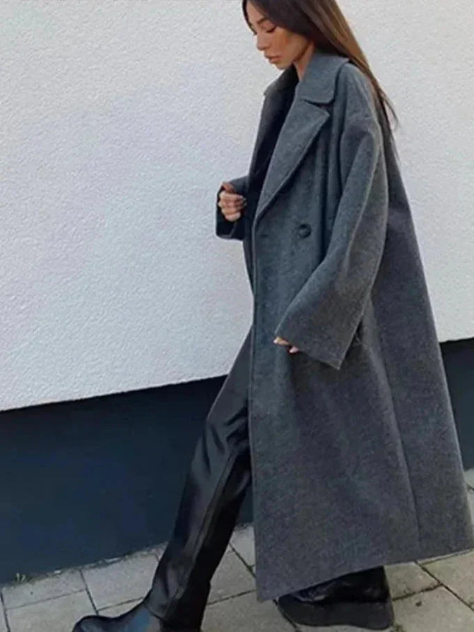 Manteau d’hiver femme coupe oversize