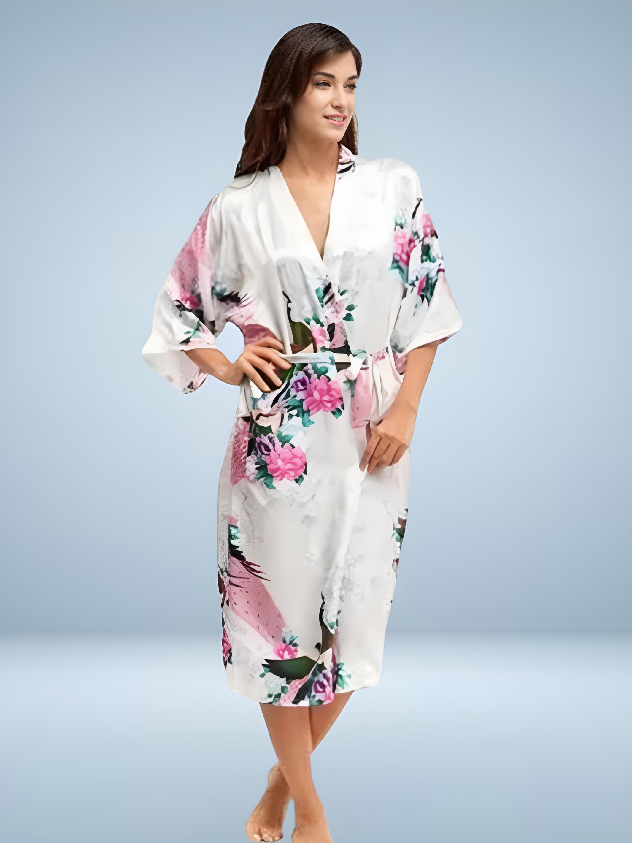 Spring Kimono women's bathrobe