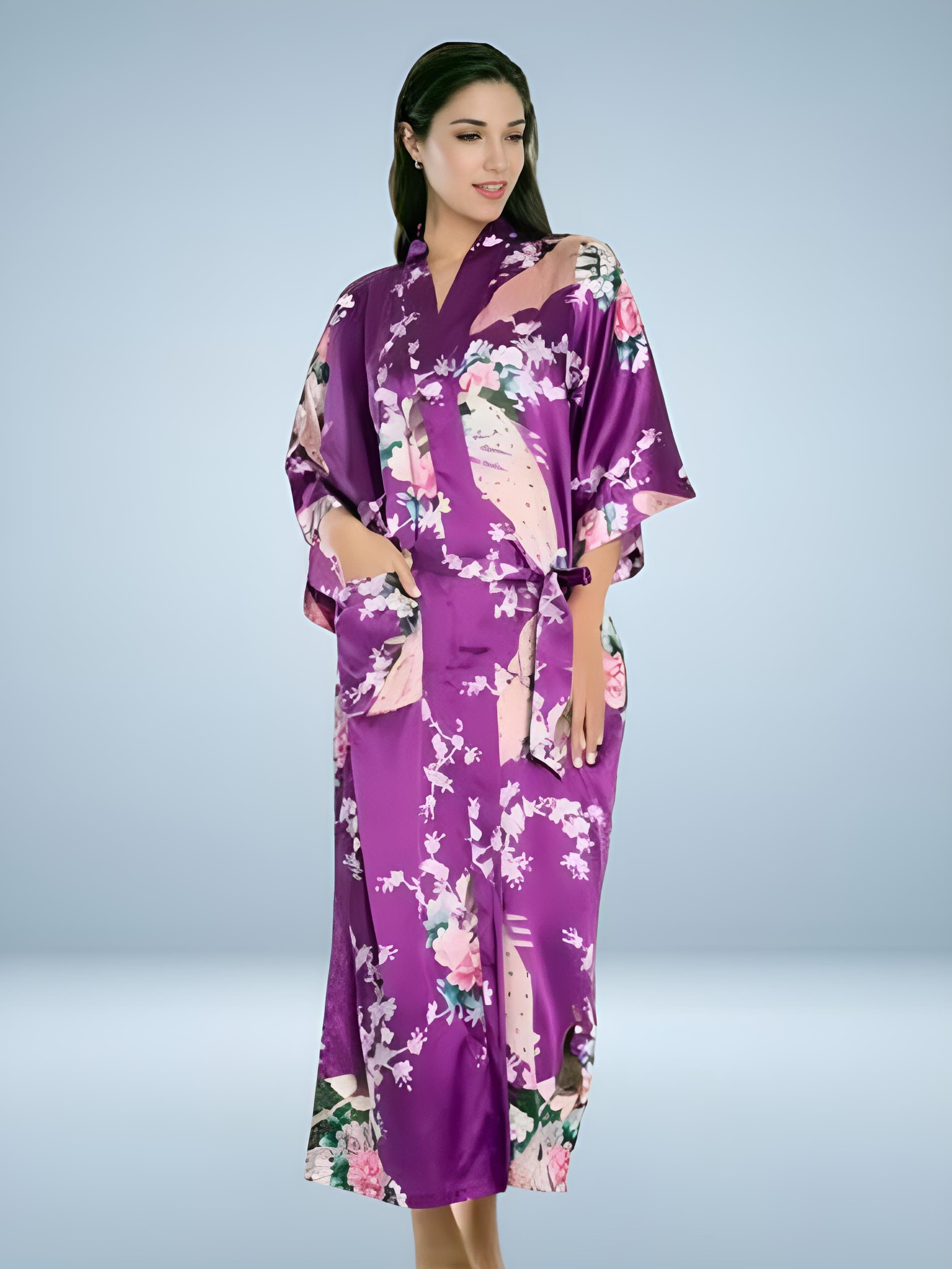 Spring Kimono women's bathrobe