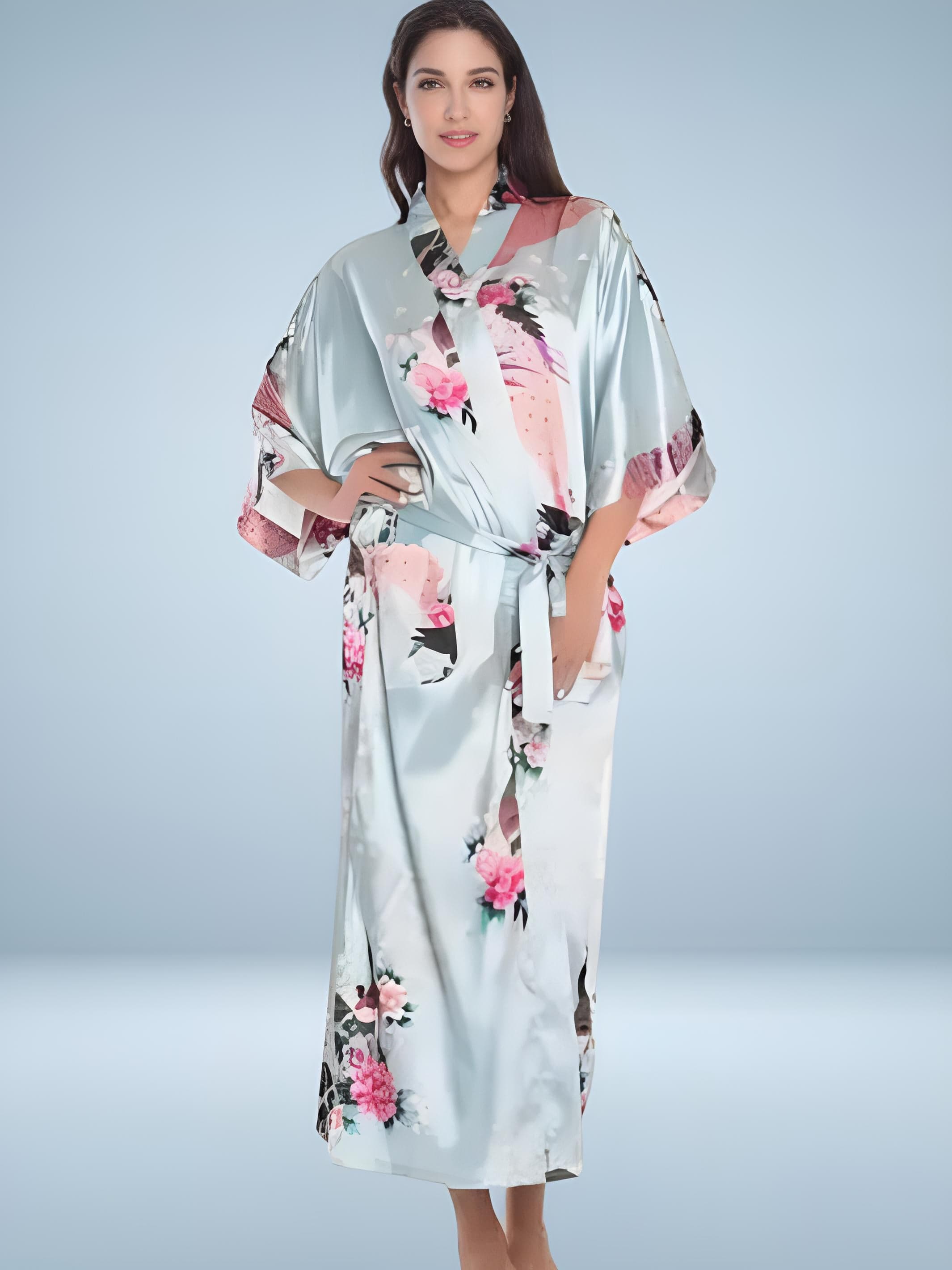 Spring Kimono women's bathrobe