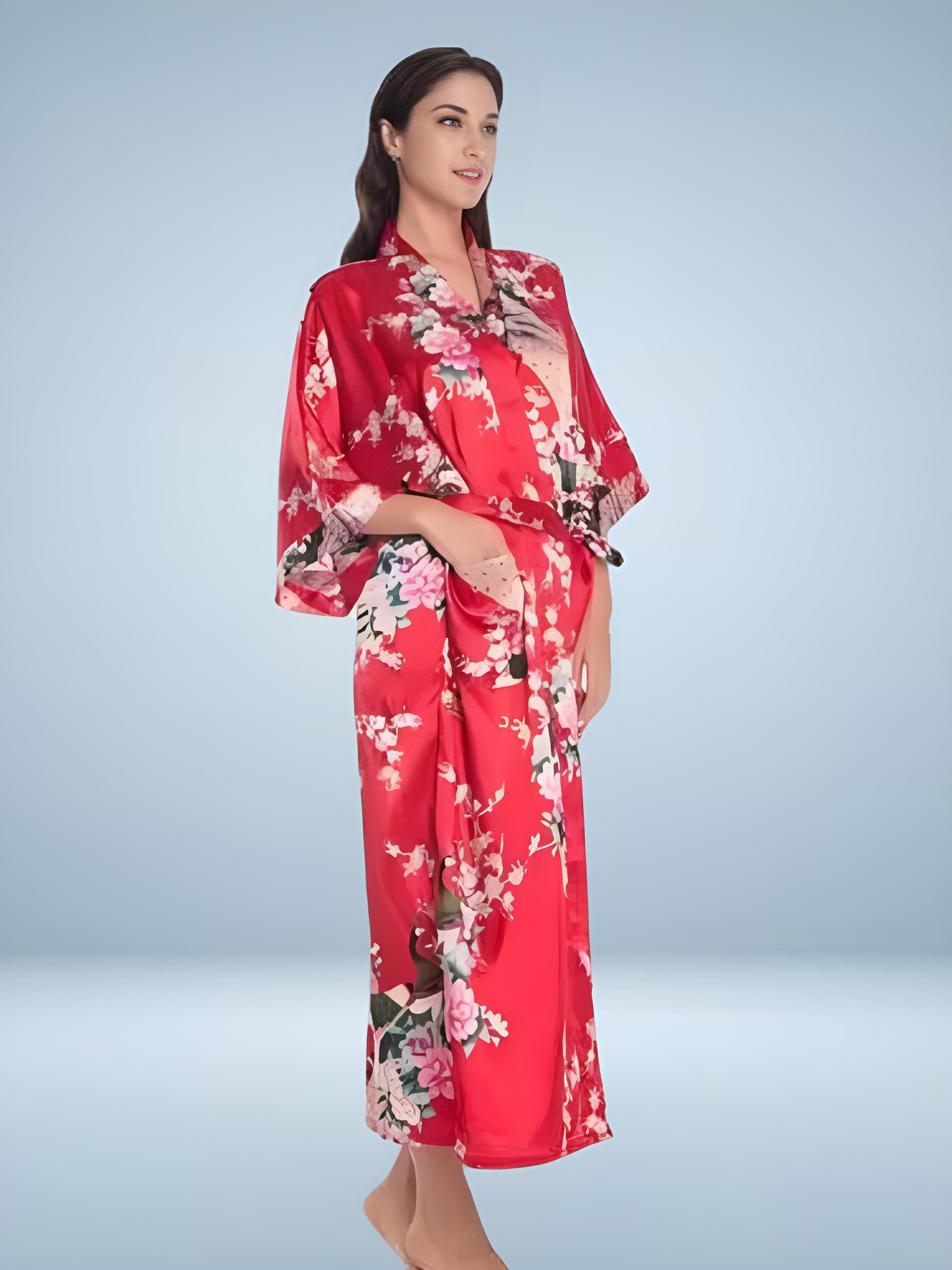 Spring Kimono women's bathrobe