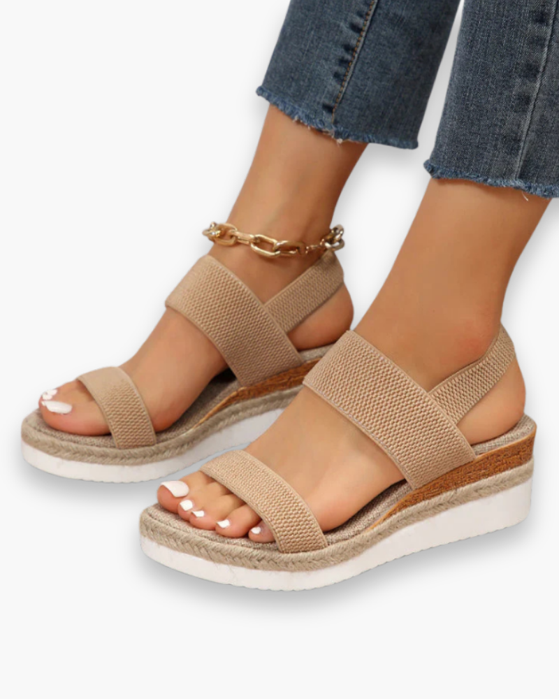 Sandales Compensées Femme - Élégantes et Confortables