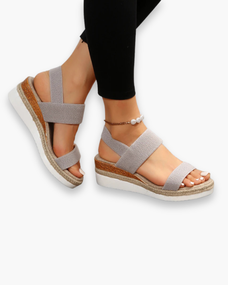 Sandales Compensées Femme - Élégantes et Confortables