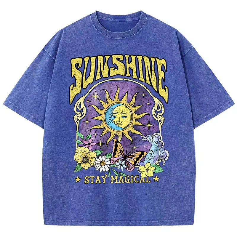 T-Shirt Délavé SUNSHINE