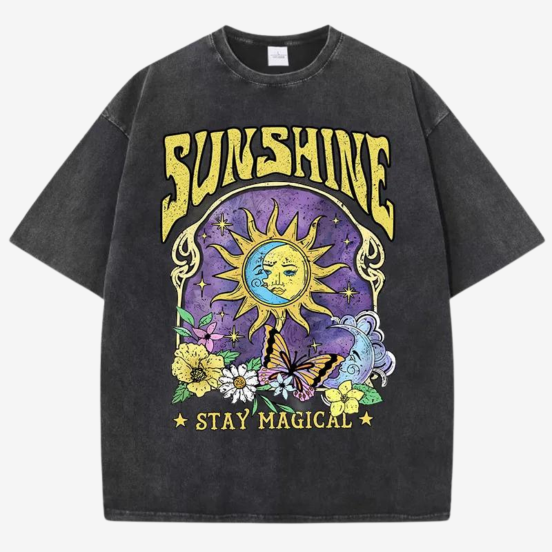 T-Shirt Délavé SUNSHINE