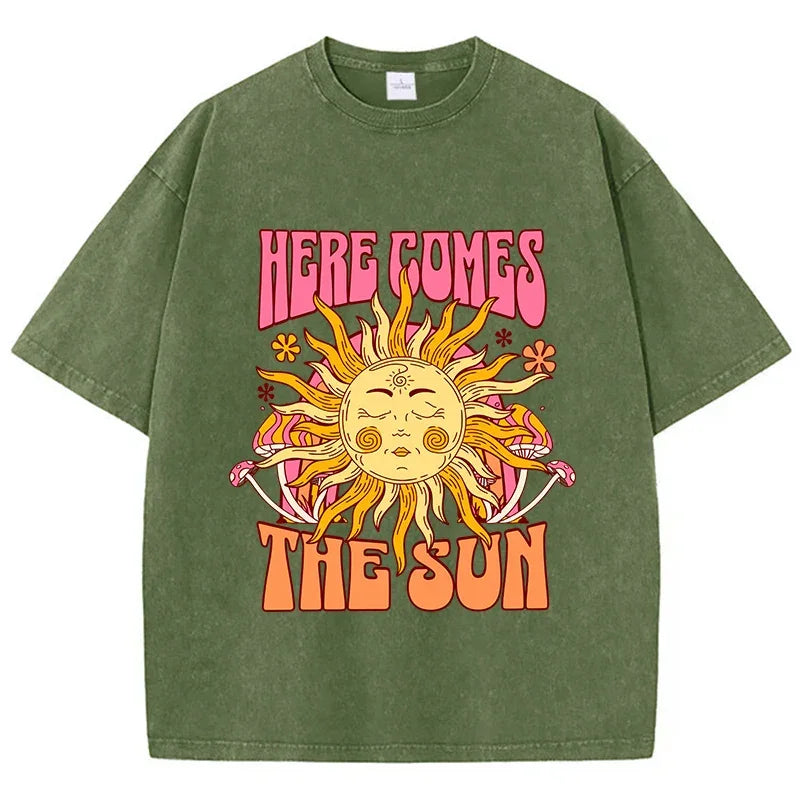 T-shirt HERE COMES THE SUN