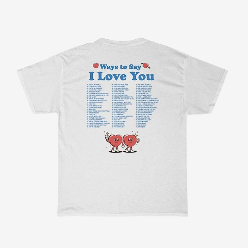 T-Shirt Oversize I LOVE YOU