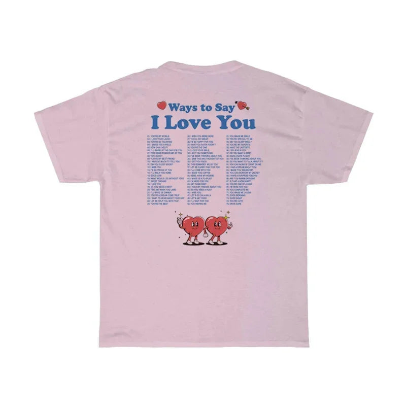 T-Shirt Oversize I LOVE YOU