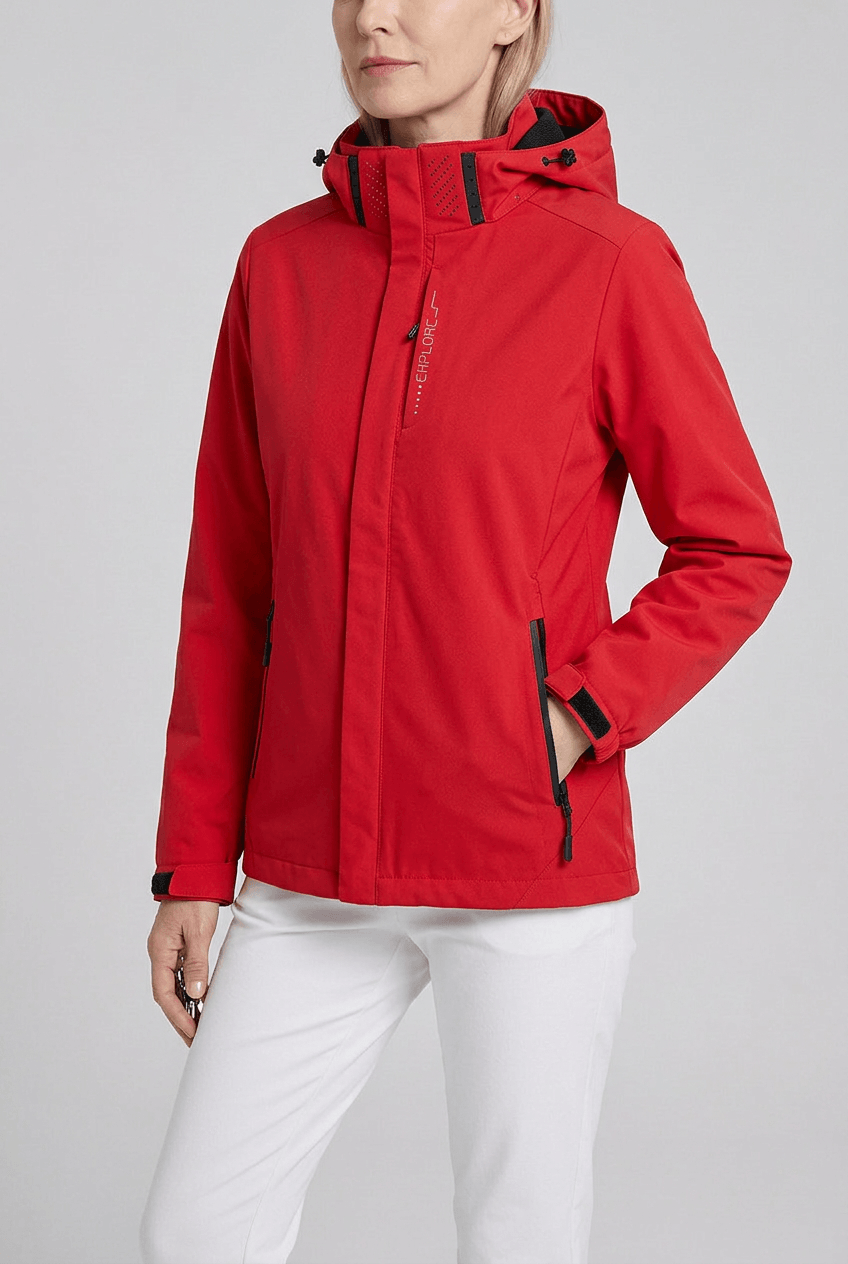 Veste de pluie femme | Poches zippées & poignets réglables