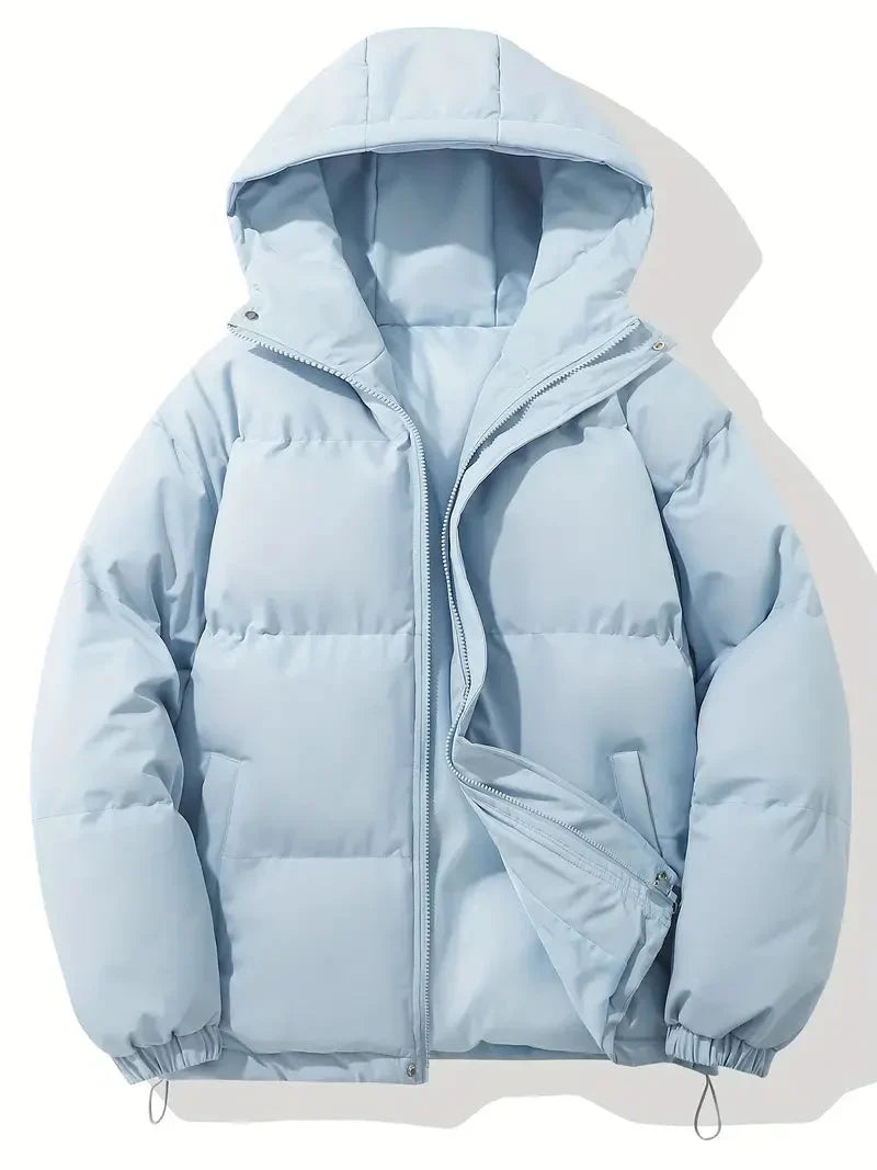 Veste d'hiver femme à capuche ajustable et zippée