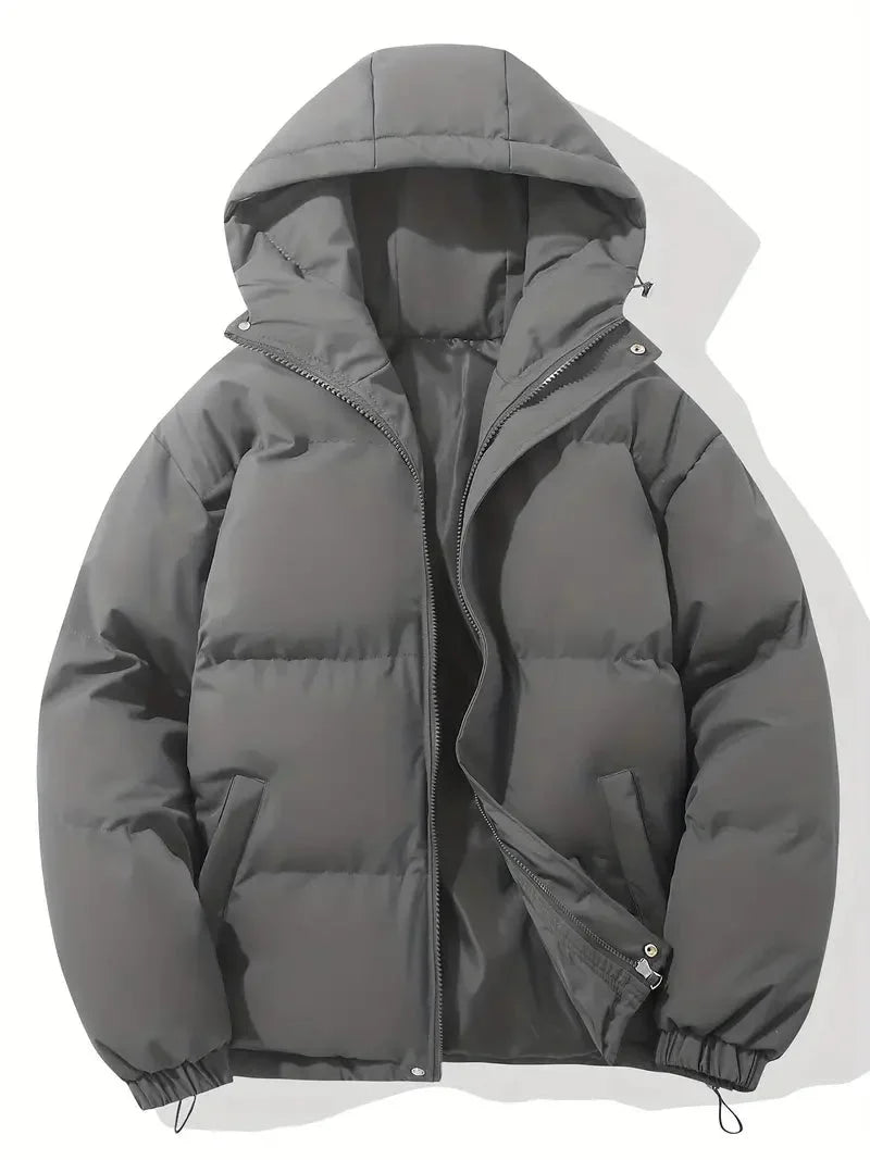 Veste d'hiver femme à capuche ajustable et zippée