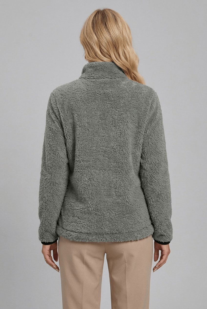 Veste Polaire Femme | Col Montant Zippé