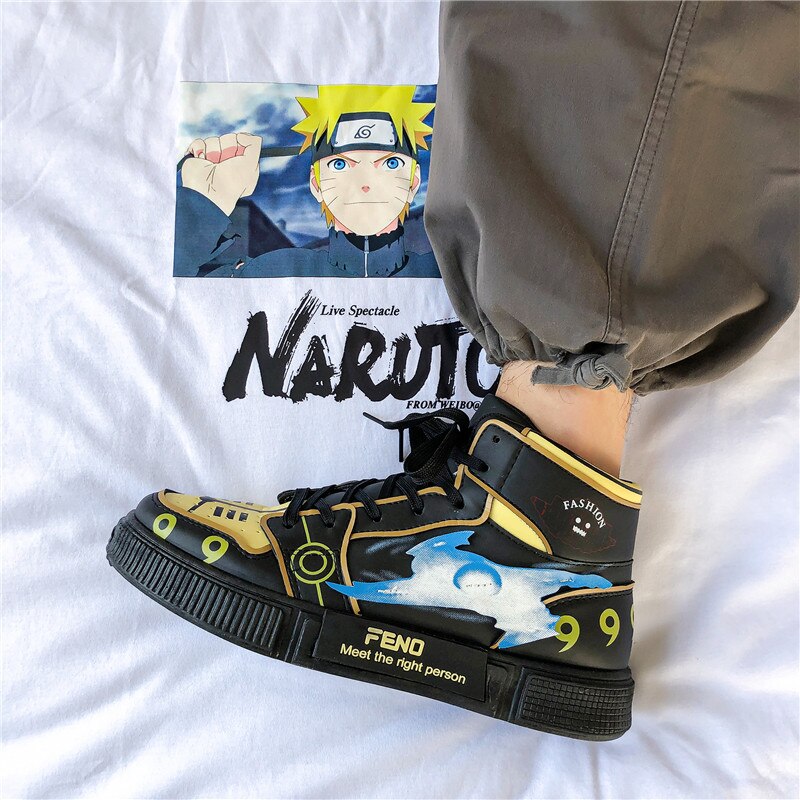 Naruto Uzumaki Schuhe mit Rasen Shuriken