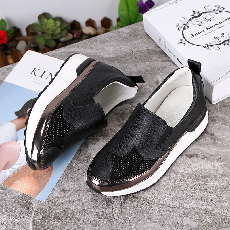 Mocassins Orthopédiques confortables à plateforme