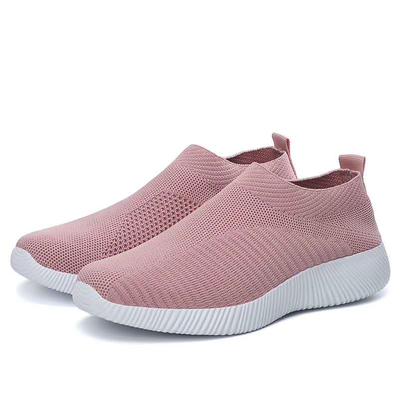 Rosa orthopädische Slip-On-Schuhe