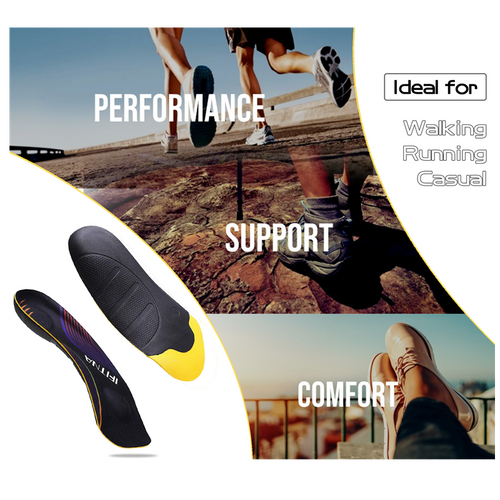 Orthopedic insoles for flat feet