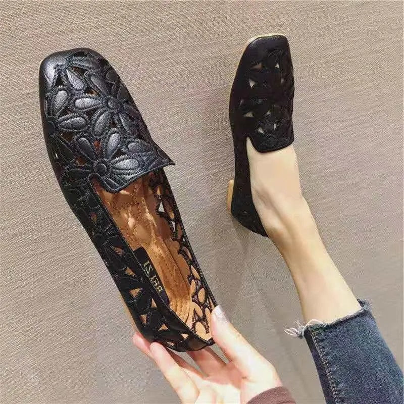 Chaussures orthopédiques d'été à bout carré pour femmes - Umita