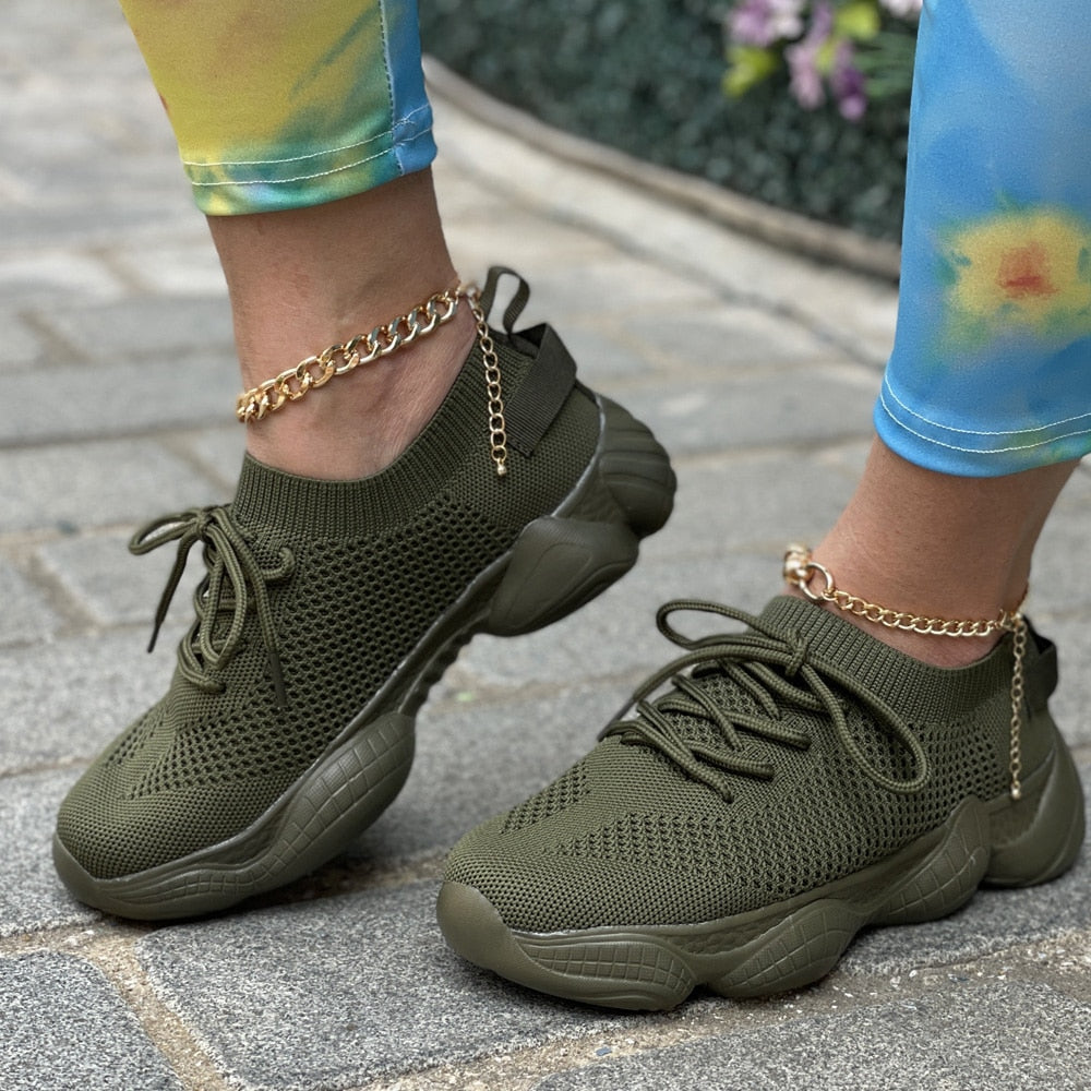 Orthopädische Schnürschuhe für Damen für den Outdoor-Sport – Tracy
