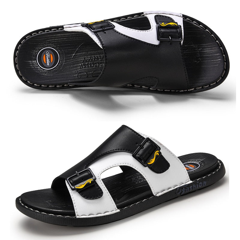 Bequeme Ledersandalen