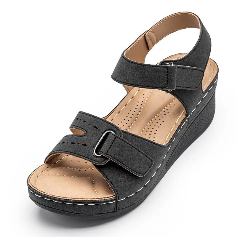 Orthopädische Keilsandalen für Damen von Zinka
