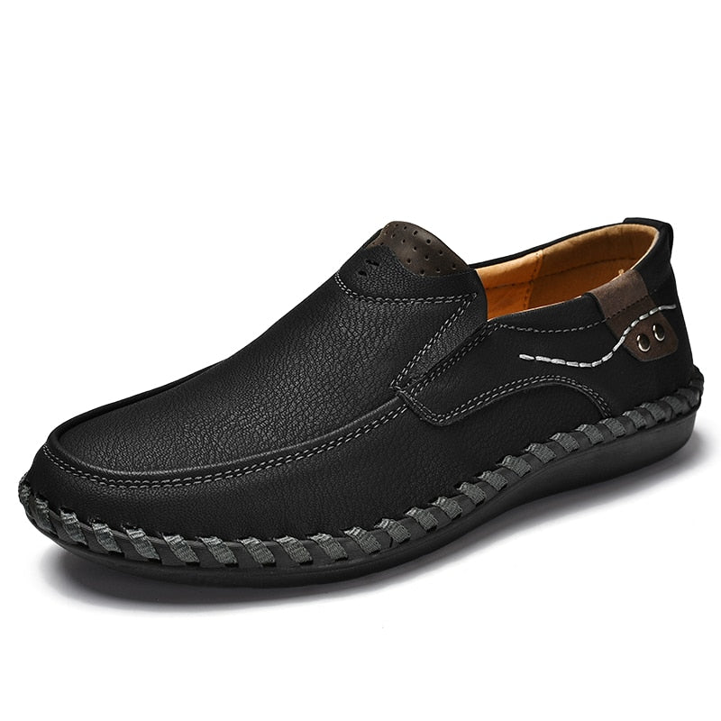 Mocassins en cuir confortables pour hommes