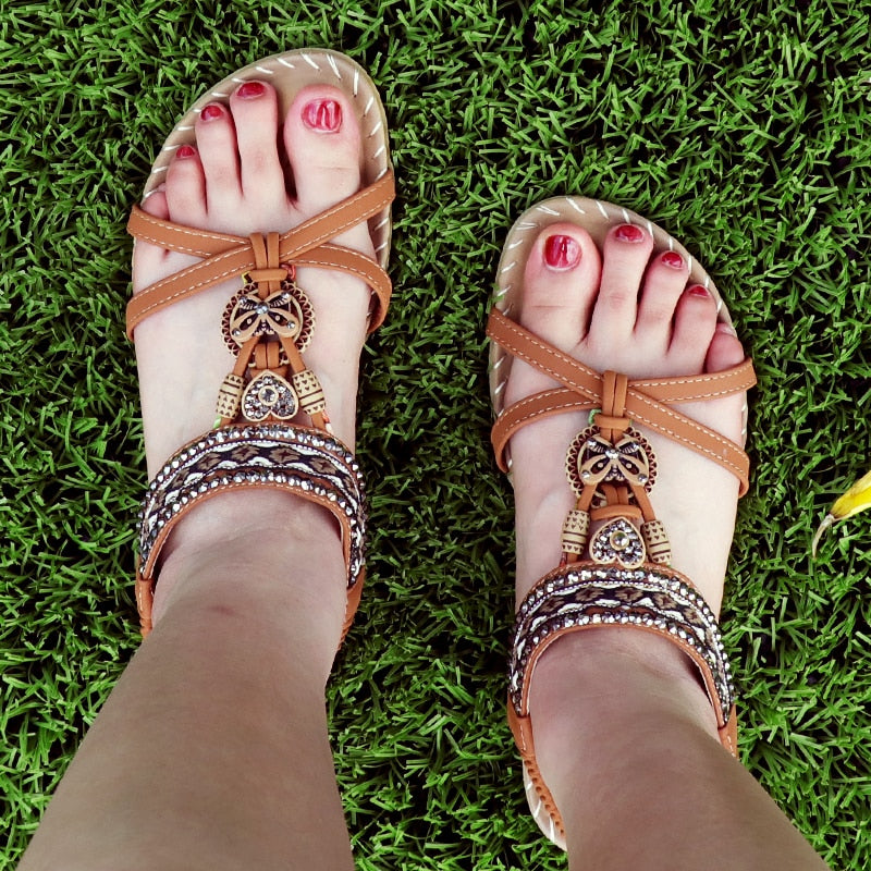 Sandales style bohémien