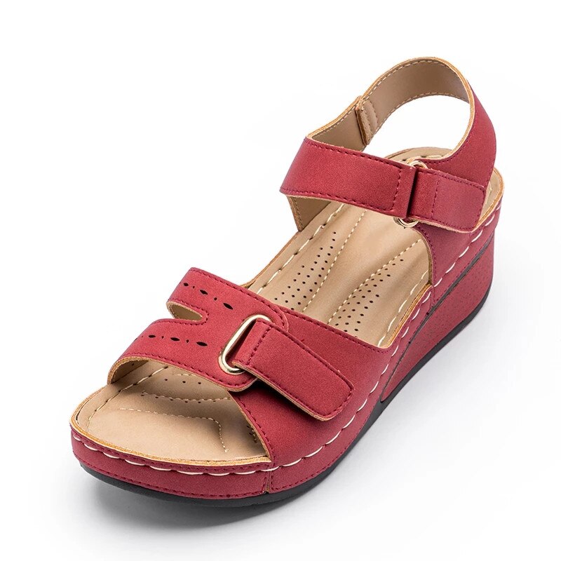 Orthopädische Keilsandalen für Damen von Zinka