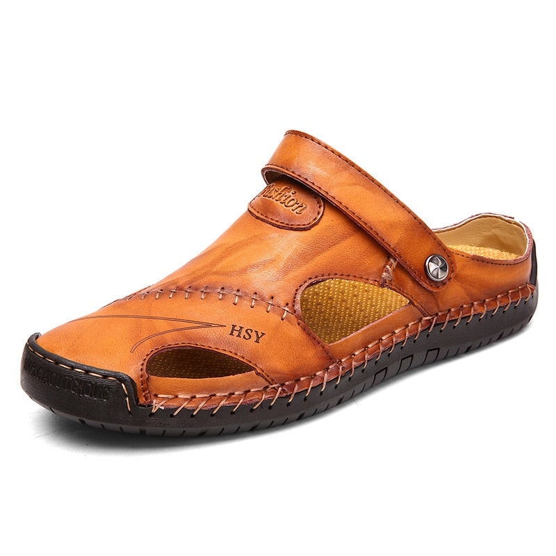 Lässige Sommer-Sandalen für Herren mit Ausschnitten