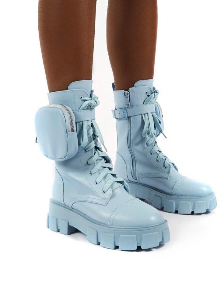 Bottes Chunky - Bleu