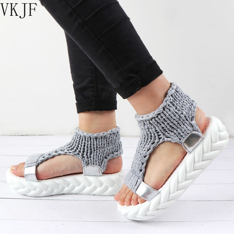Plateausandalen für Damen - Briskory