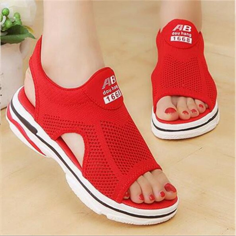 Hohe orthopädische Sandalen für Damen