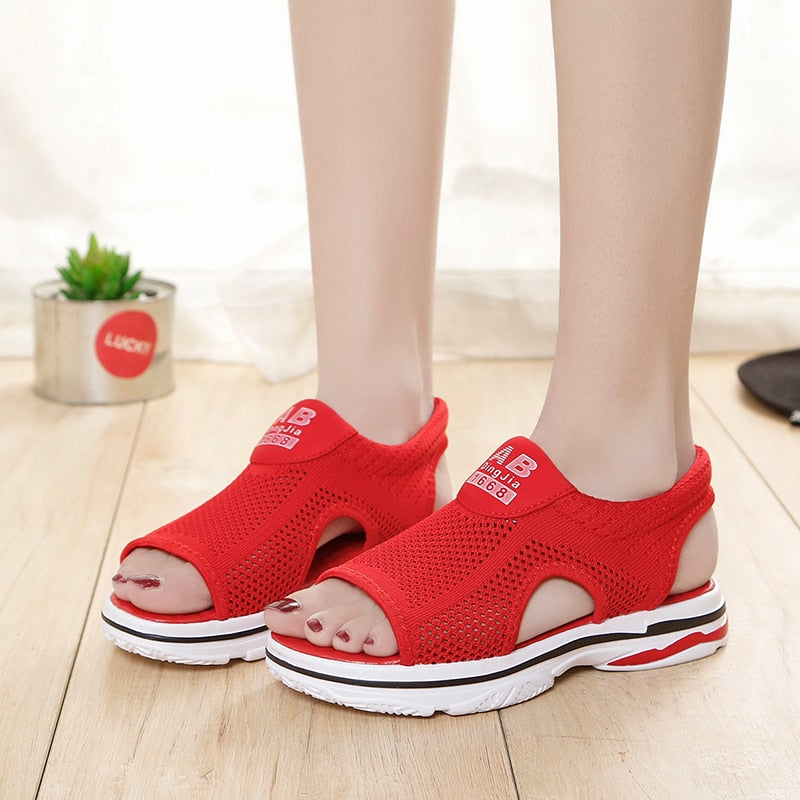 Hohe orthopädische Sandalen für Damen