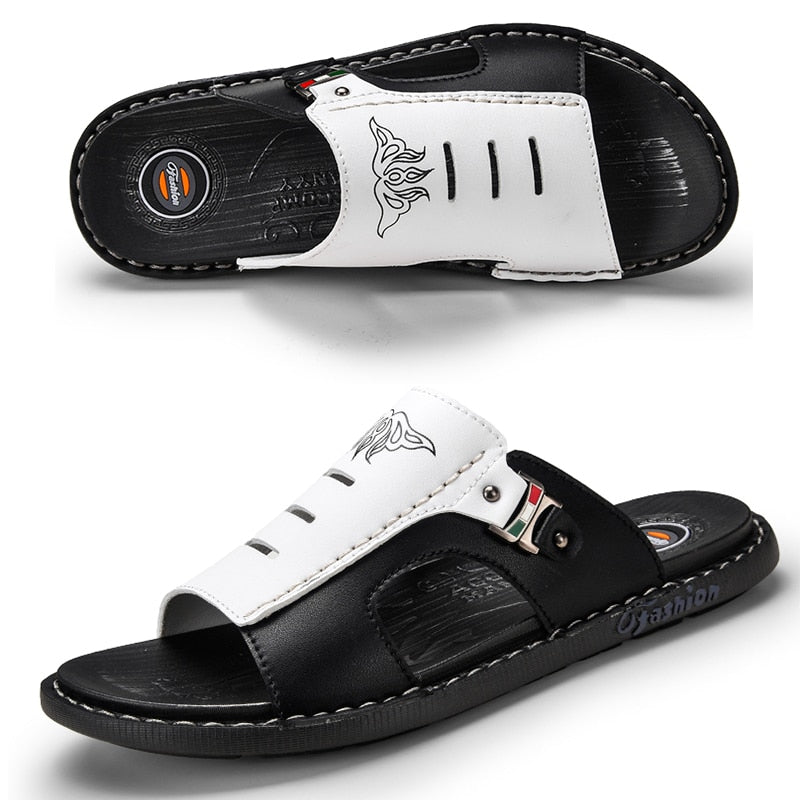 Bequeme Ledersandalen