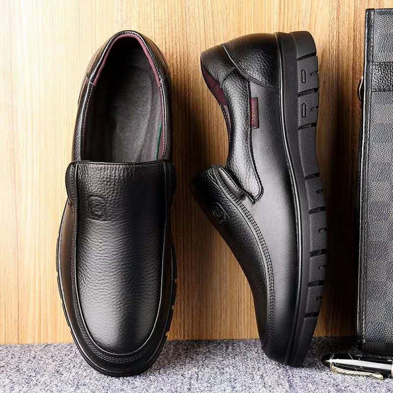 Luxuriöse Freizeitschuhe aus Leder für Herren – Kingo
