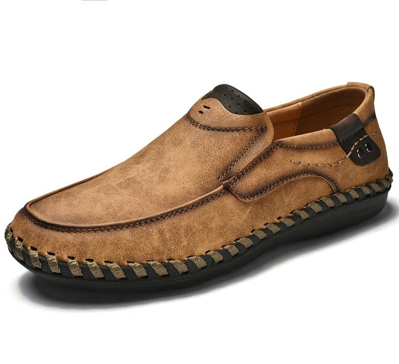 Mocassins en cuir confortables pour hommes