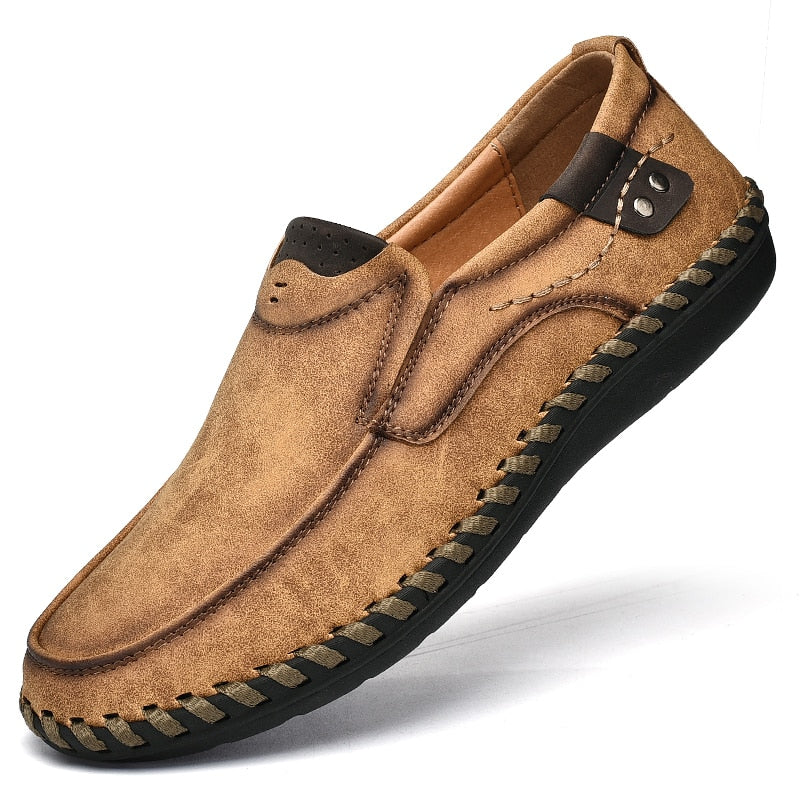 Mocassins en cuir confortables pour hommes