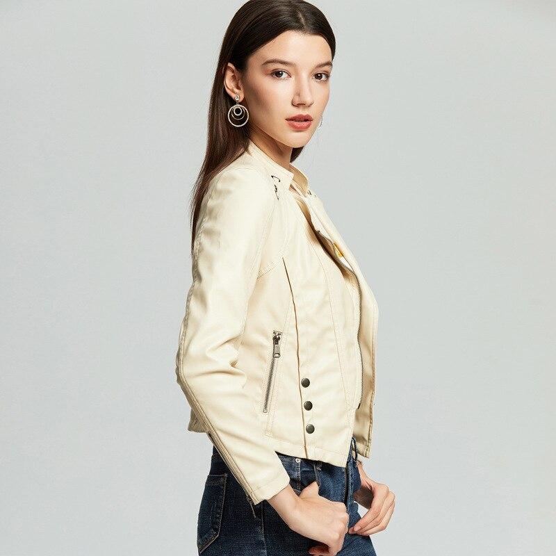 VESTES EN CUIR SYNTHÉTIQUE PU - Rose