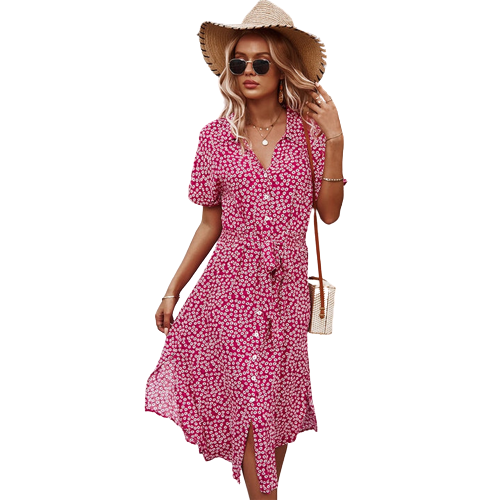 Böhmisches Blumenkleid