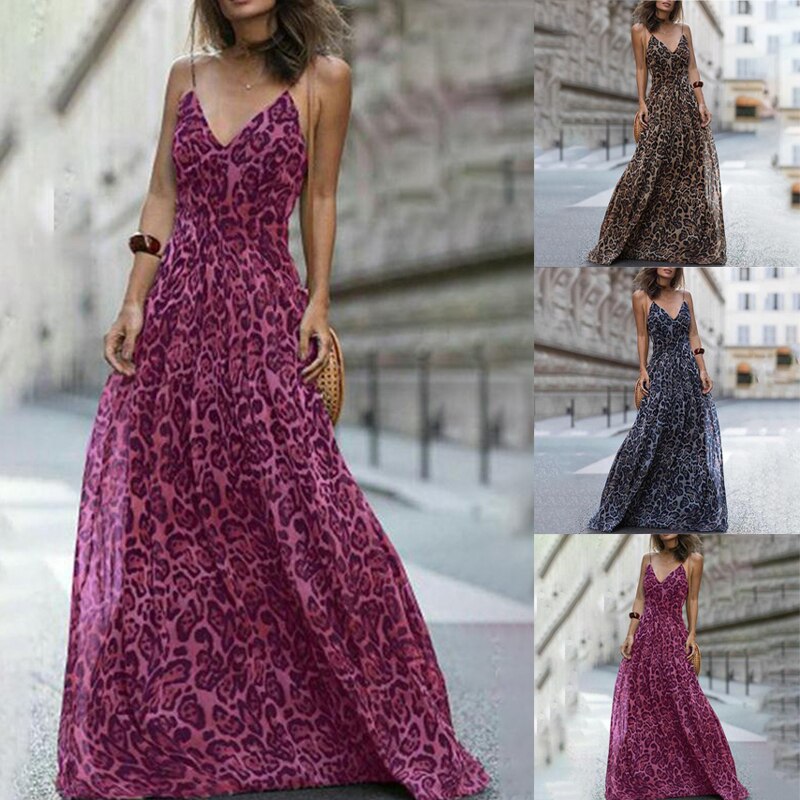 Maxi-Strandkleid aus Perla-Chiffon