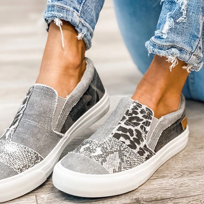 Chaussures Orthopédiques Pour Femme En Toile.